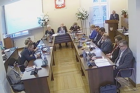 fot. LIII Sesja Rady MIejskiej w Kcyni
